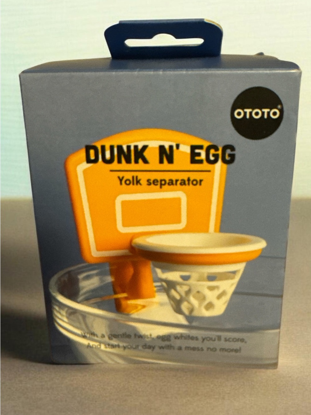 Dunk N' Egg Yolk Separator - Orange